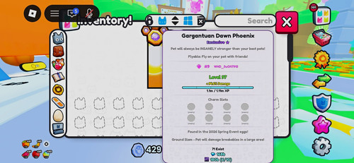 Pet simulator gargantuan - 99,
